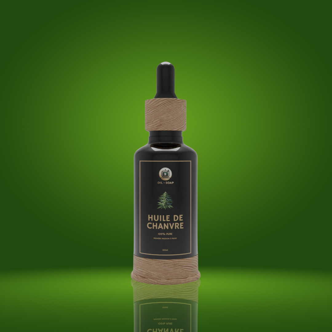 Huile de Chanvre 100% Pure | Hydratation, Équilibre & Bien-être Naturel 100ML