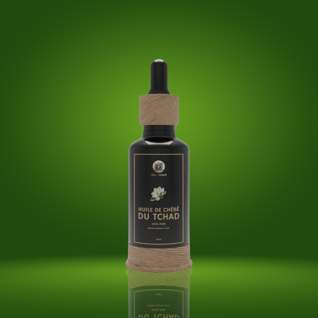 Huile de Chébé du Tchad 100% Naturelle | Croissance, Force & Beauté des Cheveux 100ML