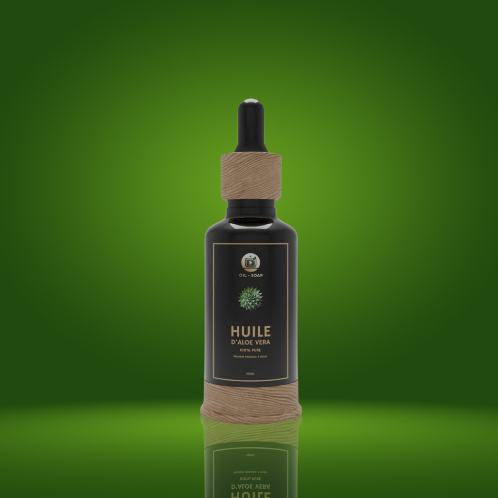 Huile d’Aloe Vera 100% Naturelle | Hydratation, Réparation & Apaisement 100ML